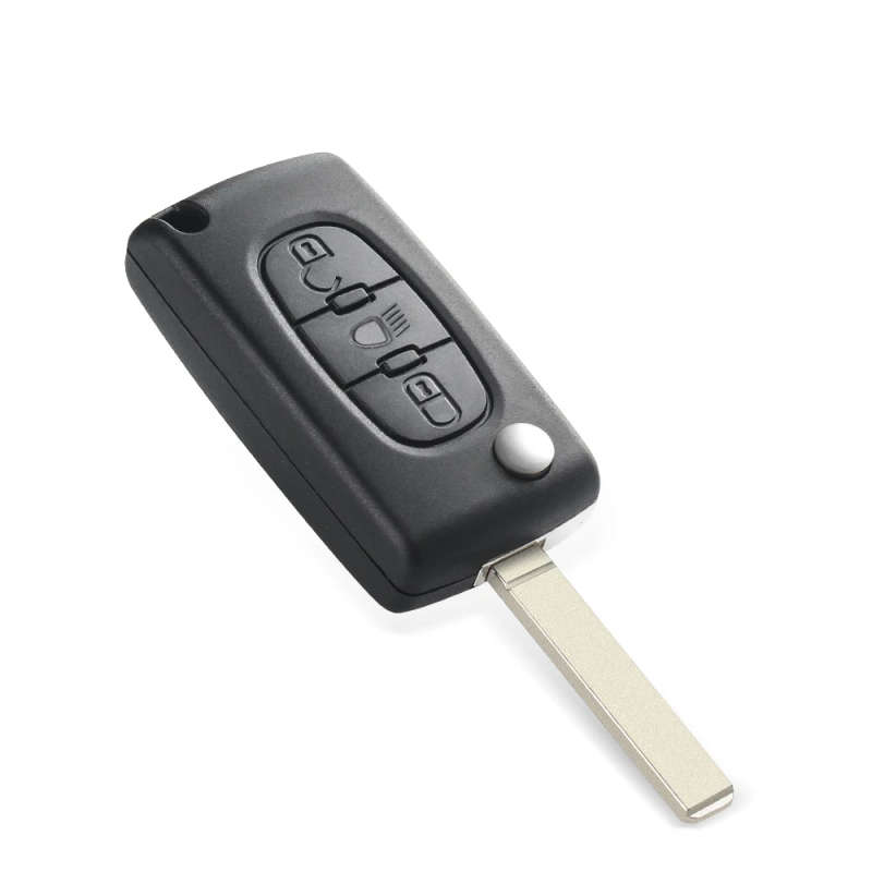 For Citroen C2 C3 C4 C5 C6 C8 433Mhz ID46 light Flip Remote Car Key Fob VA2/HCA Blade