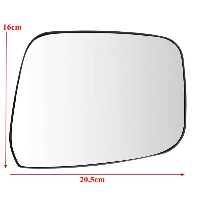 Left+Right Car Rear View Mirror Side Wing Door Mirror Glass Power Heated for Nissan Navara D40