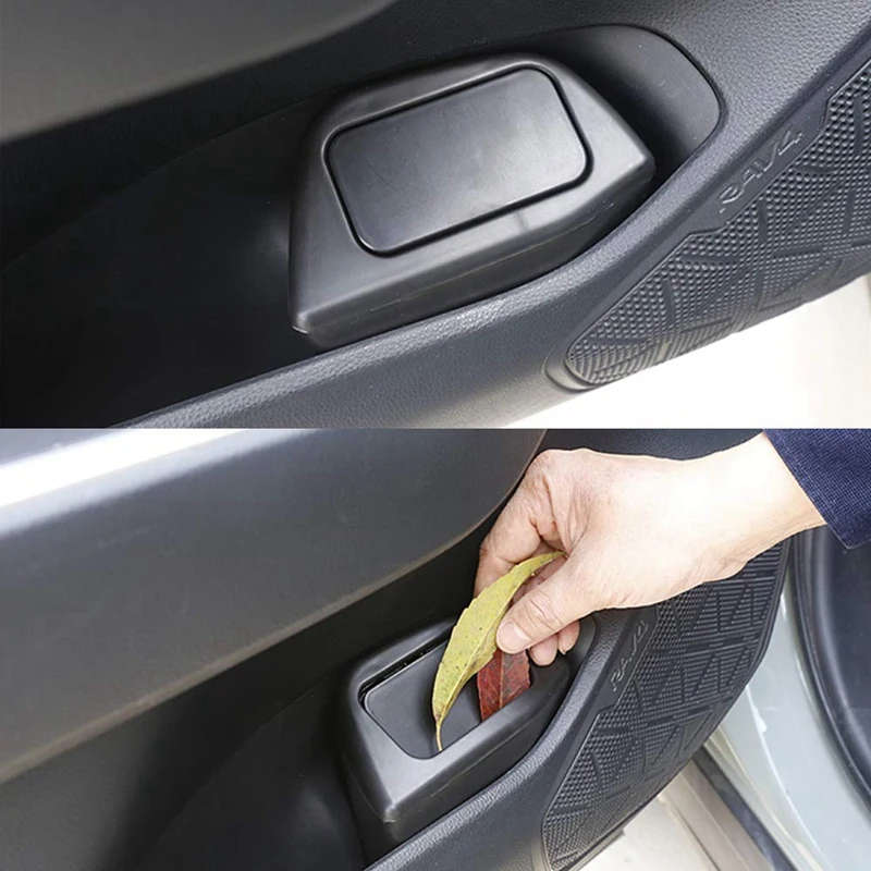 2PCS Car Door Storage Box for Toyota RAV4 Accessories 2019 2020 2021, Car Trash Bin Garbage Can