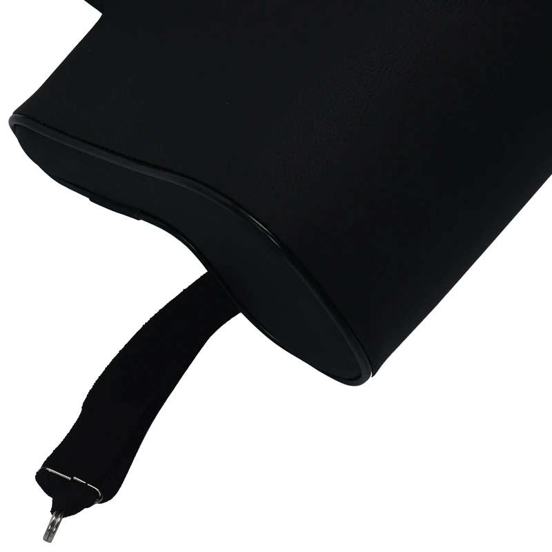 2X Automobile Seat Leather Leg Pad Support Extension Mat Soft Foot Leg Leather Cushion Knee Pad