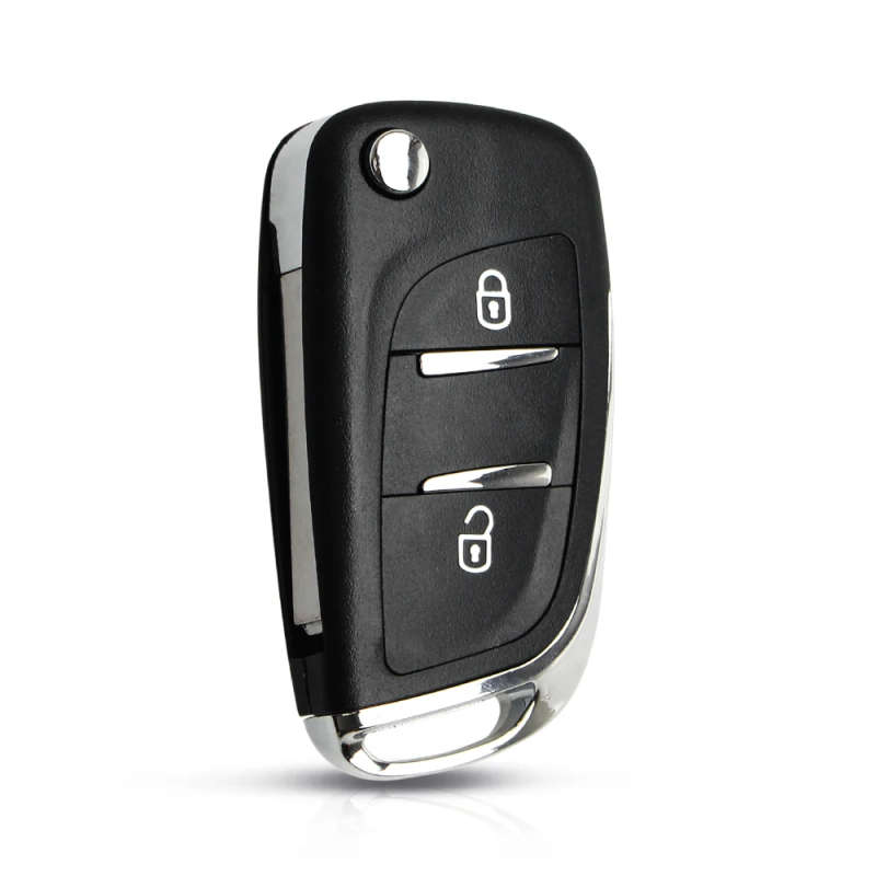 ASK Fob For Peugeot 407 307 607 HCA/ VA2 Blade 2 Buttons 433MHz ID46 Chip Modified Flip Remote Key