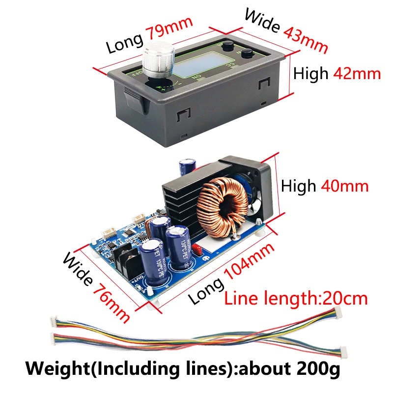 WZ5012L Bench Power Module dimensions