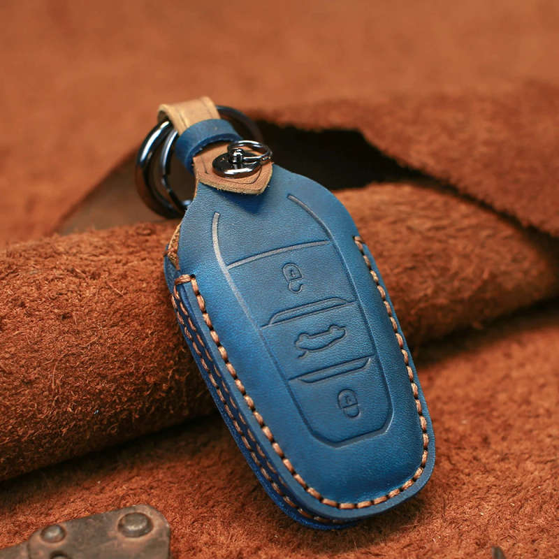 For Peugeot 208 308 508 3008 5008 For Citroen C4 Picasso DS3 DS4 DS5 DS6 Smart Car Key Fob Case