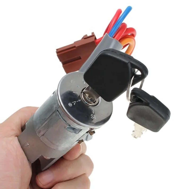 Car Ignition Cylinder Lock Switch + Keys 6 PIN for Peugeot 306 1993-1997 4162-996P