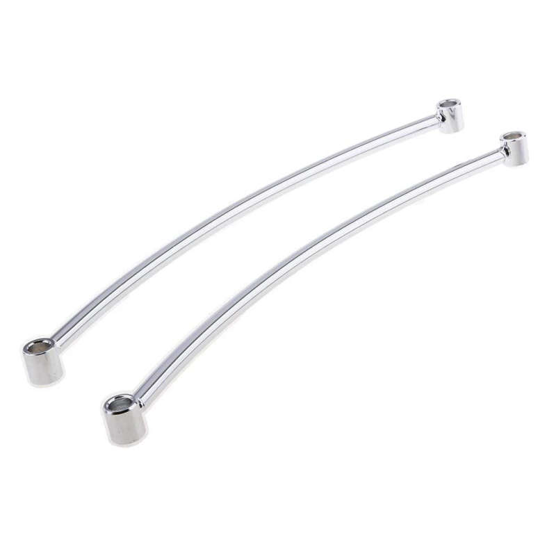 Pair Rear Fender Rail Support Bracket Mount Holder for Cruiser Cafe Bobber