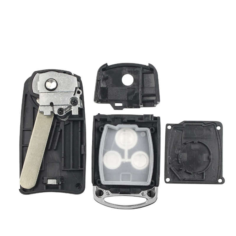Modified Remote Key Shell Case Fob For Honda Crv Civic City Accord Fit Jazz Cover 2003-13