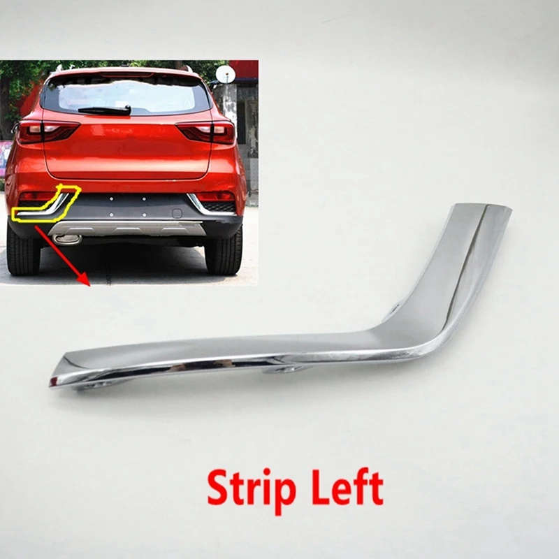 Car Rear Bumper Taillight Trim Fog Light Reflector Light Cover Brake Light Strip for MG ZS