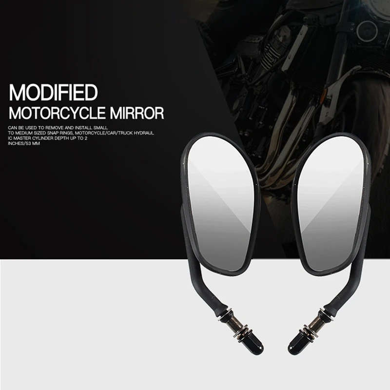 Motorcycle Rear Side Mirror Modified Parts Rearview Mirror for Cruiser Touring XL 883 1200