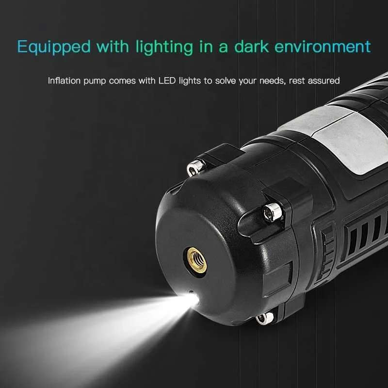 Air Compressor Pump 12v Max White Battery Charging Color Weight Input Origin Tire Mah