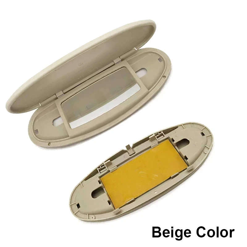 Car Sun Visor Mirror Cover Makeup Mirror Cover For-BMW MINI R55 R56 R60 2007-2014