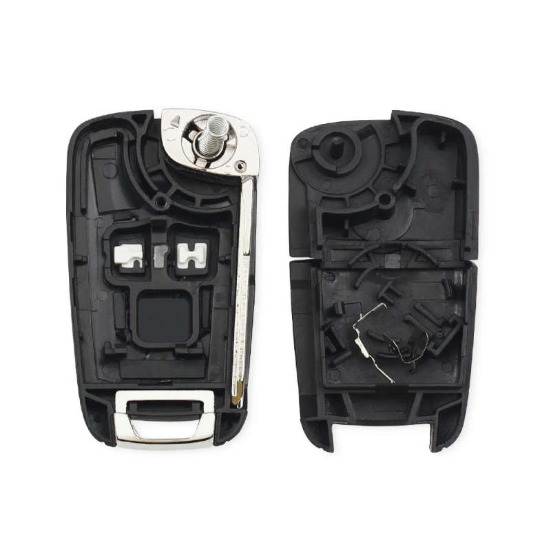 Modified Flip Folding Car Blank Key Shell For Chevrolet Aveo 2 Buttons Remote Case Fob
