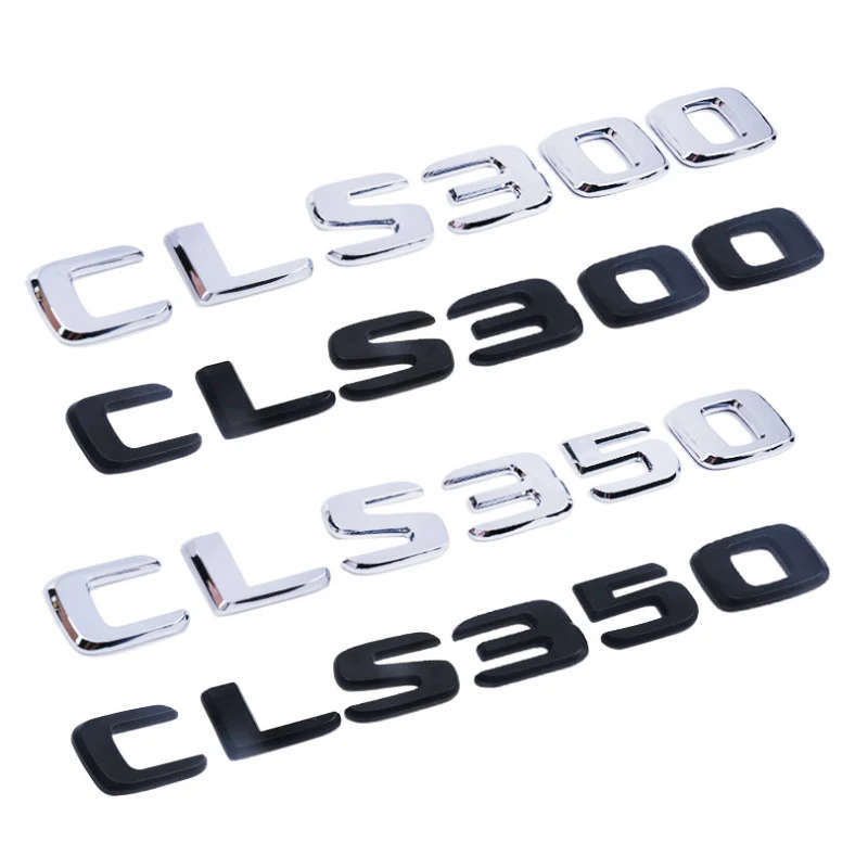 Letters Emblem Badge Trunk Logo Car Refitting Sticker for Mercedes Benz