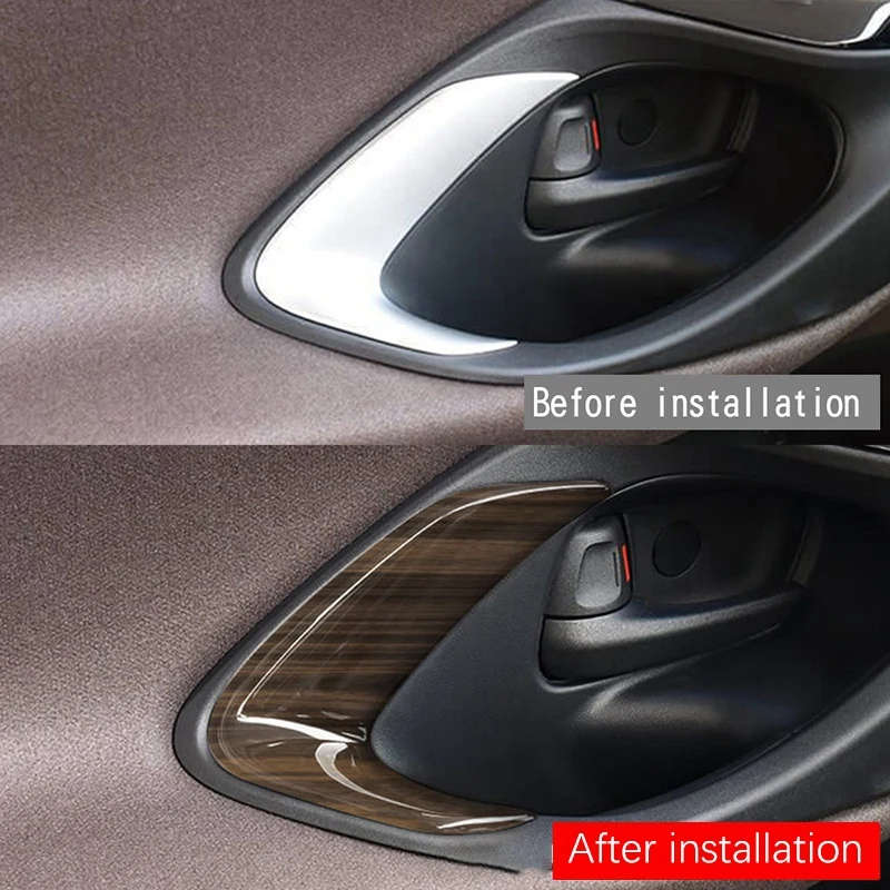Car Inner Door Door Bowl Trim Cover Inner Door Handle Panel Frame for Toyota Yaris Cross