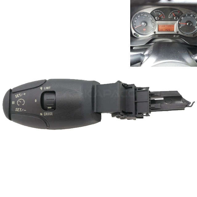 Cruise Control Stalk Switch With Speed Limit For Peugeot 207 208 307 406 407 607 807 Partner Citroen