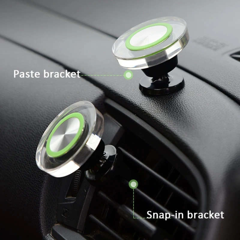 Magnetic Lazy Car Mobile Phone Bracket Metal Magnetic Latte Platform