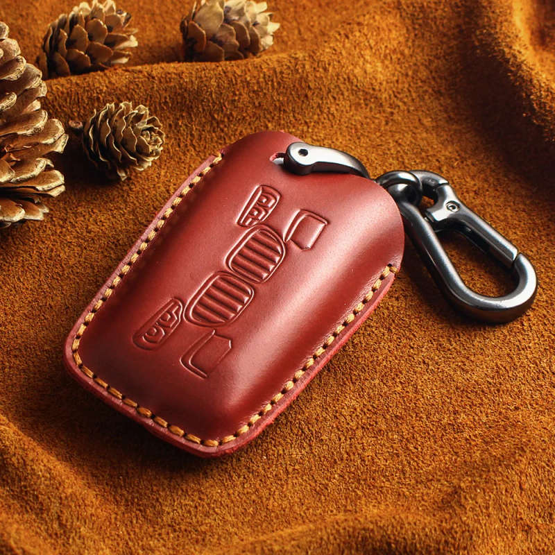 Genuine Leather Car Key Holder Key Cover Key Bag Key Case For BMW 1 3 5 6 7 Series X3 X4