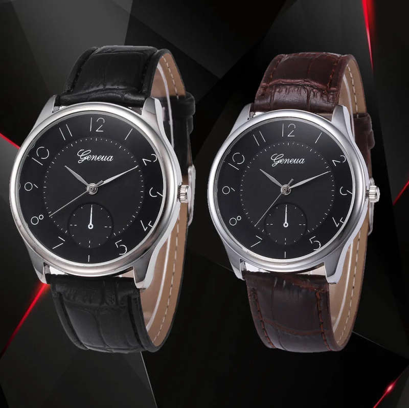 Men's Geneva Business Watch - Black
