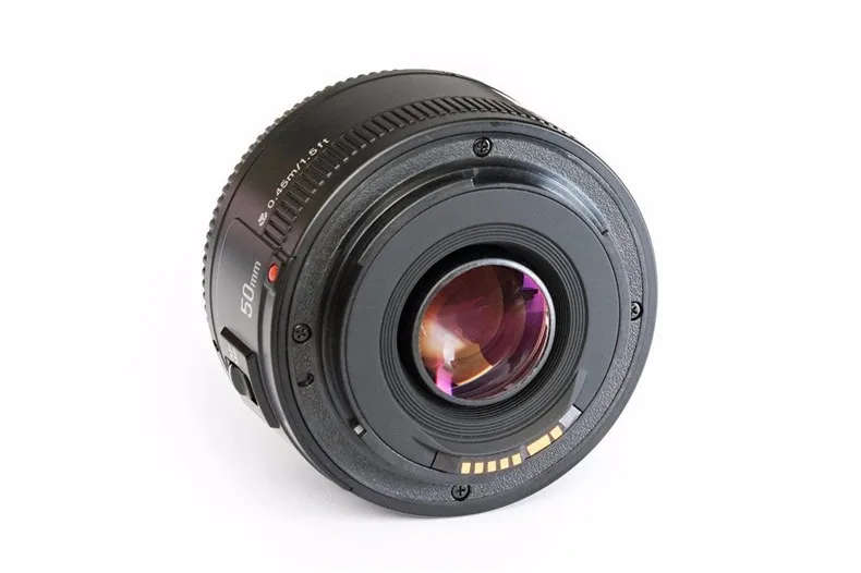 YONGNUO YN50mm Lens fixed focus EF 50mm F1.8 AF/MF lense Large Aperture Auto Focus Lens For Canon
