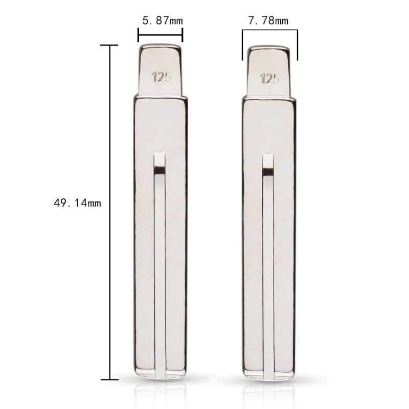 NO. 125 Key Blade For New C30 Flip Key Blade Original Car Blank Key Blade 125#