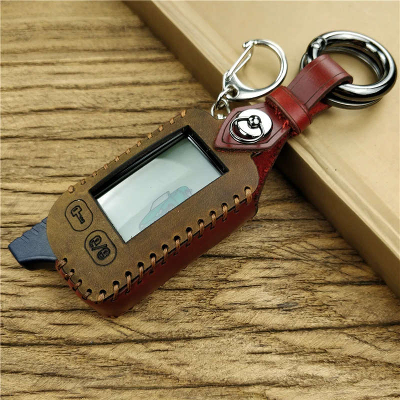 Case Cover keyChain LCD Remote Control TZ-9010 Key Fob For Car Alarm System Tomahawk TZ 9030