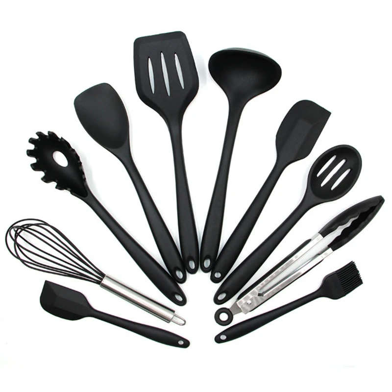 11 Pcs Silicone Kitchen Utensils Set