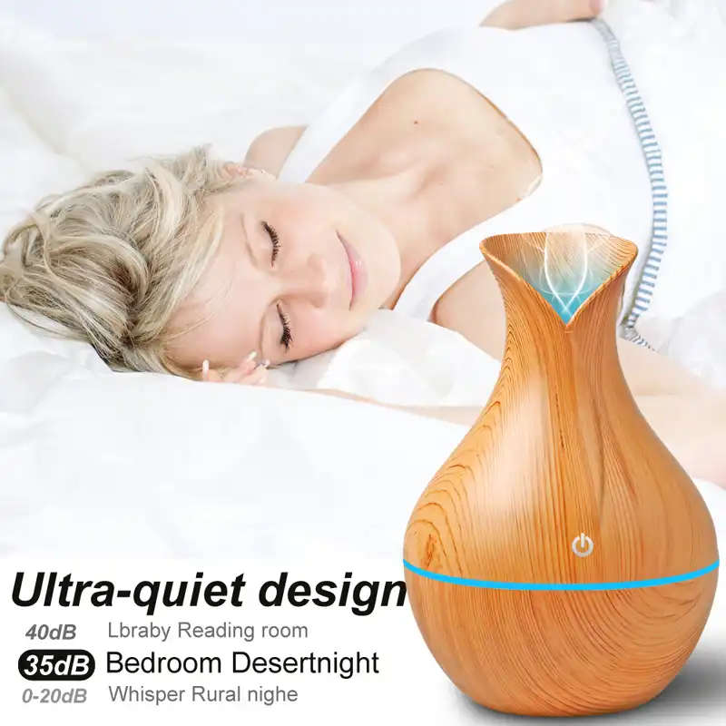 130ml USB Ultrasonic Aroma Humidifier Diffuser with color changing ...