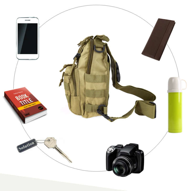 Outlife Hotsale 9 Color 600D Military Tactical Backpack Shoulder Camping Hiking Camouflage Bag