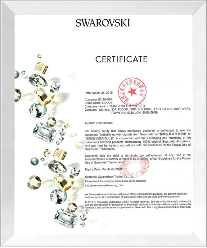 GENUINE Heart Crystals Earring From SWAROVSKI - Crystal Vitrail Light