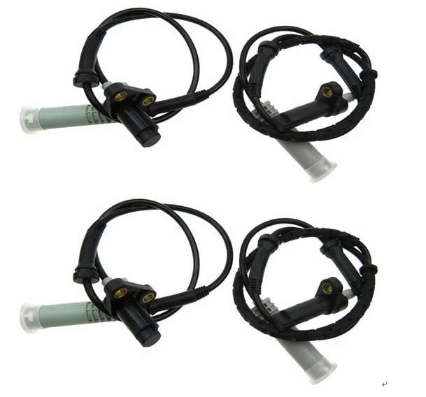 4pcs Front Rear Left Right ABS Wheel Speed Sensor For BMW 528i 540i E39 5 Series