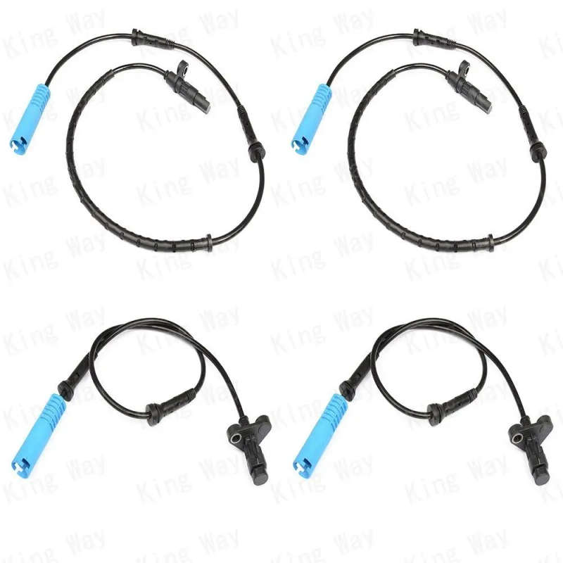 2PCS Front Rear ABS Wheel Speed Sensors For BMW E39 525I 528I 530I 540I M5