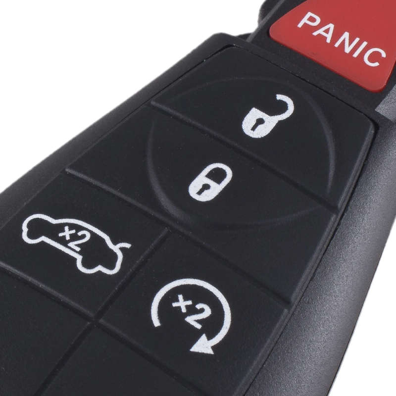 5 Buttons Remote Car Key For DODGE Chrysler Jeep Dodge Grand Caravan Town Country IYZ-C01C 433Mhz