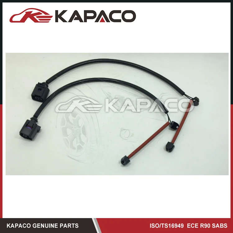 2 pcs Front Brake Pad Wear Sensor For Audi Q7 VW Touareg Porsche Cayenne