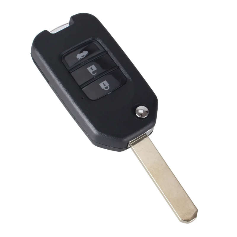 Flip Folding Modified Remote Key Shell 3 Buttons Fob For Honda Fit Marina Wisdom XRV CITY