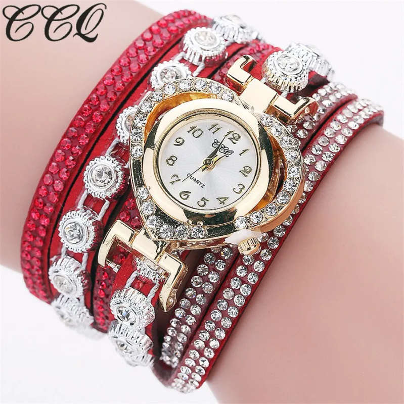 ***STUNNING*** CCQ Brand Fashion Women Bracelet Watch With AAA CZ