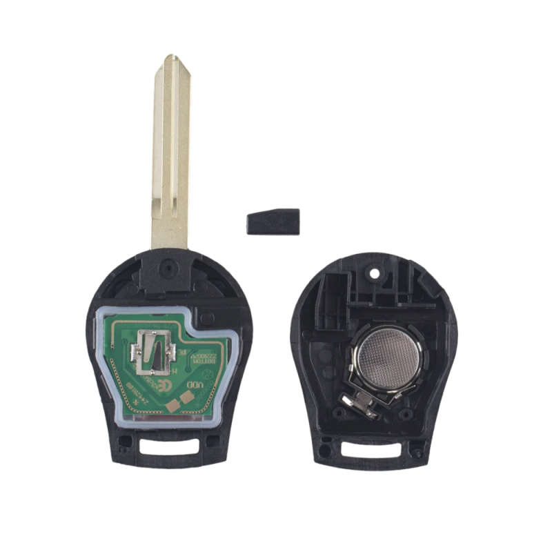 For Nissan Key Qashqai Sunny Sylphy Tiida X-Trail Rogue ID46 Chip Remote Key Fob 4 Buttons