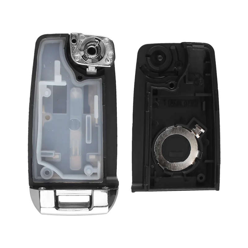 3 Button Remote Flip Folding Car Key Shell for VW MK4 Bora Golf 4 5 6 Passat Polo Bora Touran