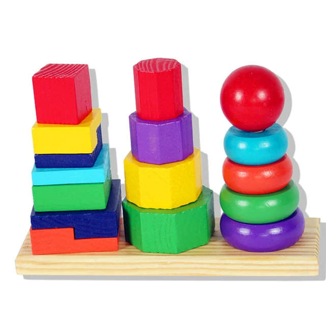 Three Column Rainbow Tower