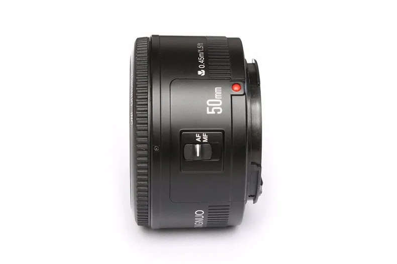YONGNUO YN50mm Lens fixed focus EF 50mm F1.8 AF/MF lense Large Aperture Auto Focus Lens For Canon