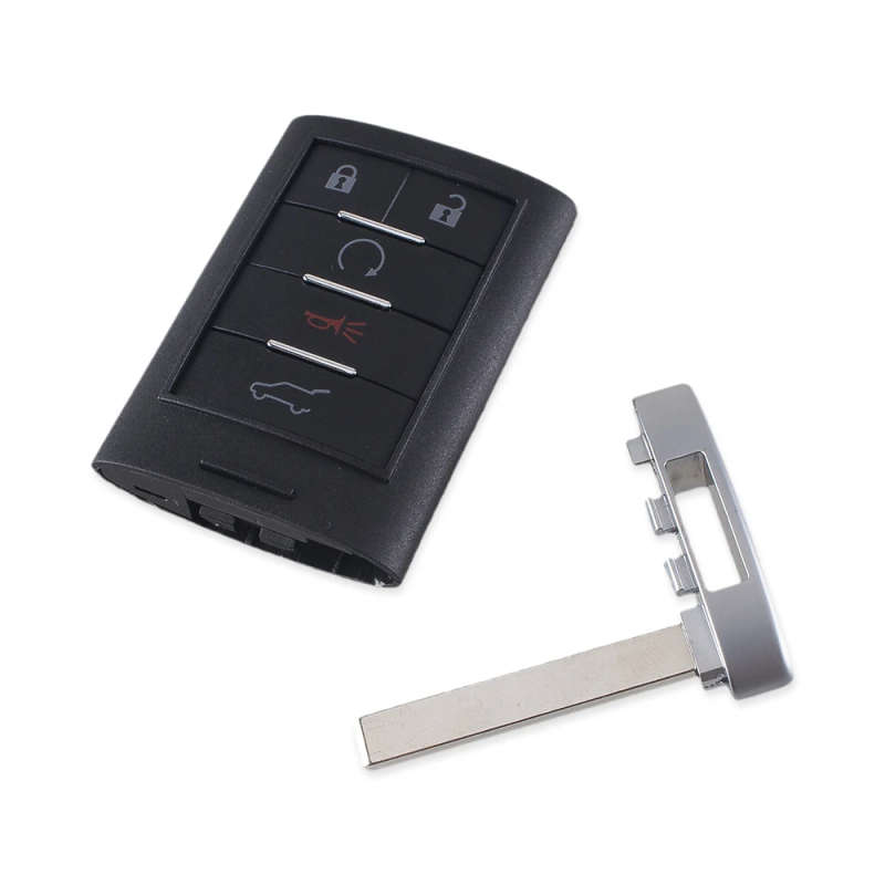 For Cadillac SRX 2010-14 keyless Entry Car Key NBG009768T 5 Buttons Remote Car Key 315MHZ