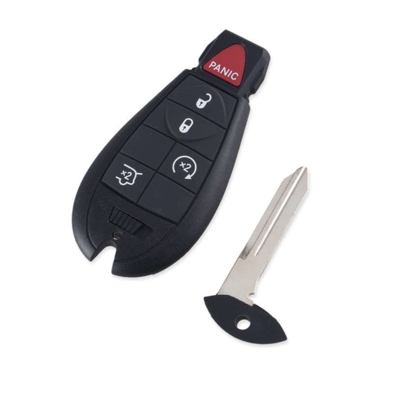 For Chrysler Dodge Ram 2008-12 Charger Magnum Challenger 5 4+1 Button Keyless Entry Remote Car Key