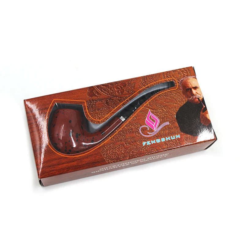 New Tobacco Smoking Pipe-Durable Classical Cigar Pipe With Rubber Ring