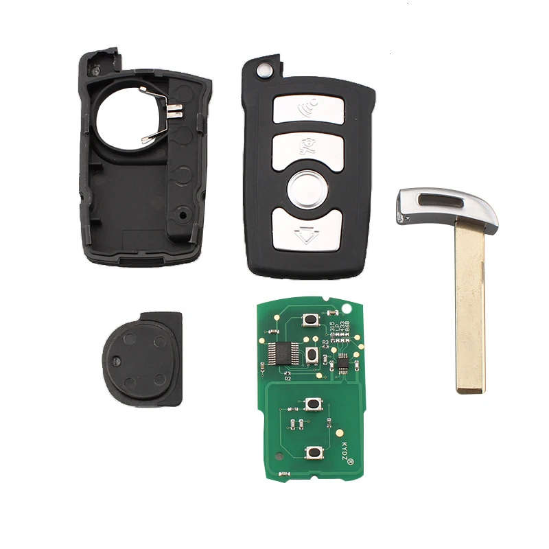 Remote Control Car Key Fob Case 315MHz ID7944 For BMW 7 Series E65 E66 E38 E39 CAS1 LX8766S