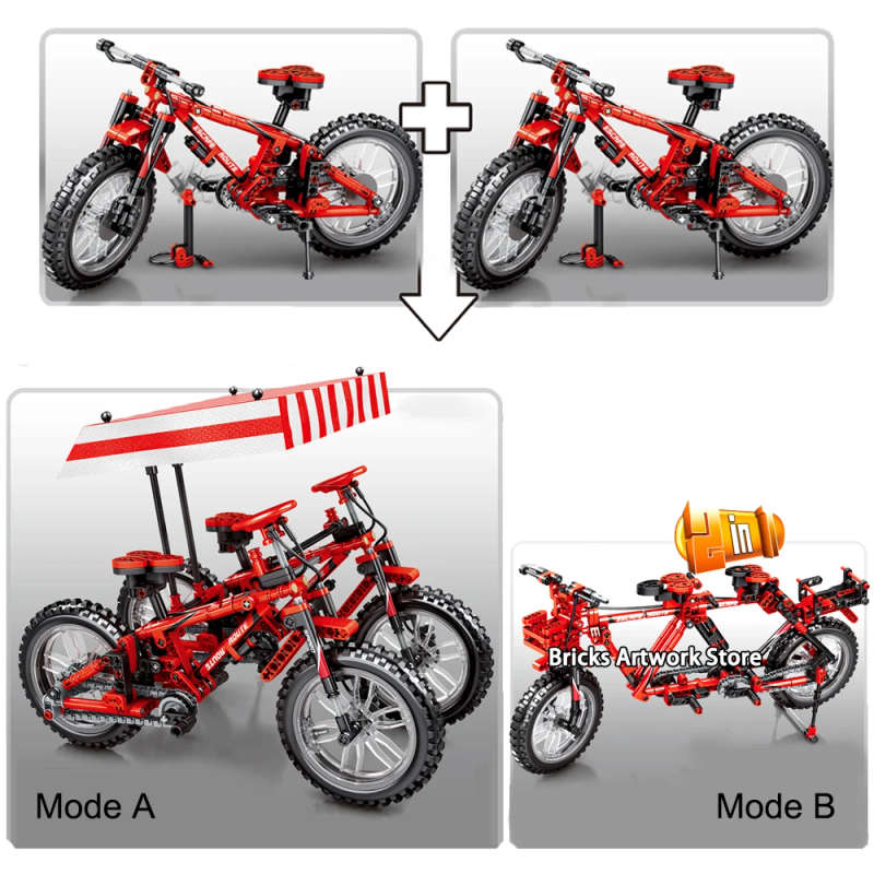 technique BICYCLE  LEGO