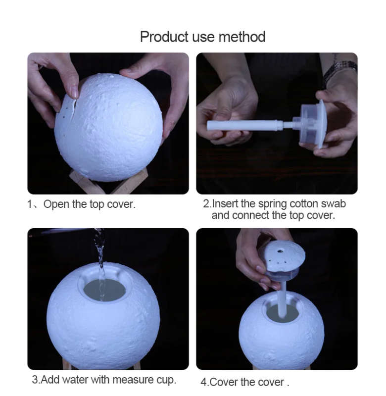 3D MOON LAMP HUMIDIFIER
