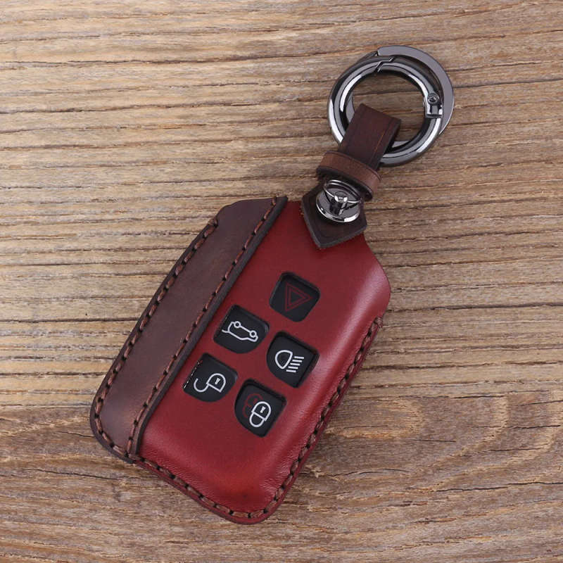Key Shell Case Keychain Car Key Bag Fob For Land Rover Range Rover Evoque Discovery 4/5 Buttons