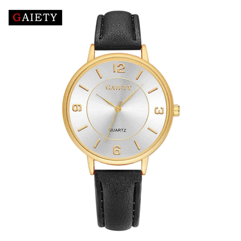 Womens Casual Dress Gold Wrist Watch.