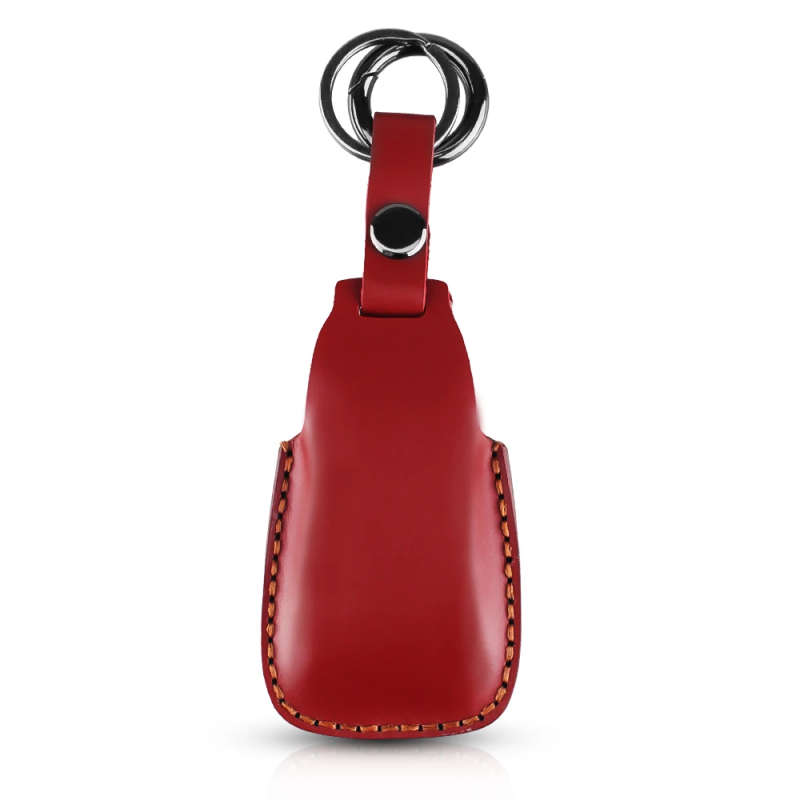 Leather Car Key Case For Mercedes Benz AMG 2017 E Class W213 key Chain Ring Cover