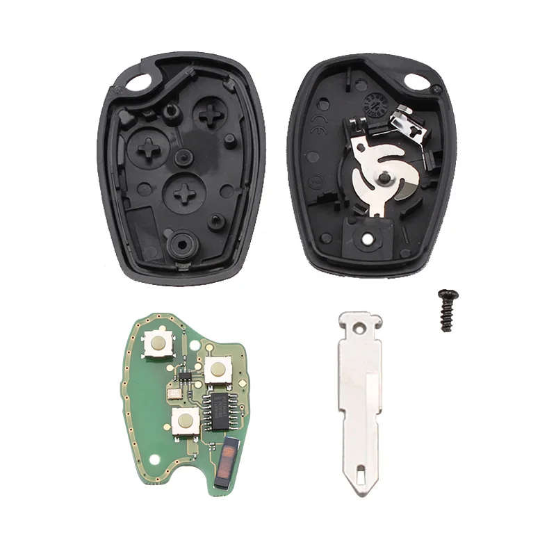 3 Buttons Car Remote Key 433MHz for Renault Megane Modus Clio Kangoo Logan Sandero Duster