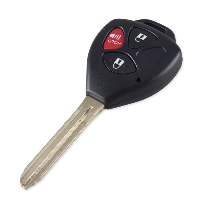 3 Buttons 4D67 Chip Complete Remote Key For Toyota Rav4 Yaris Venza Scion 2006-10 HYQ12BBY