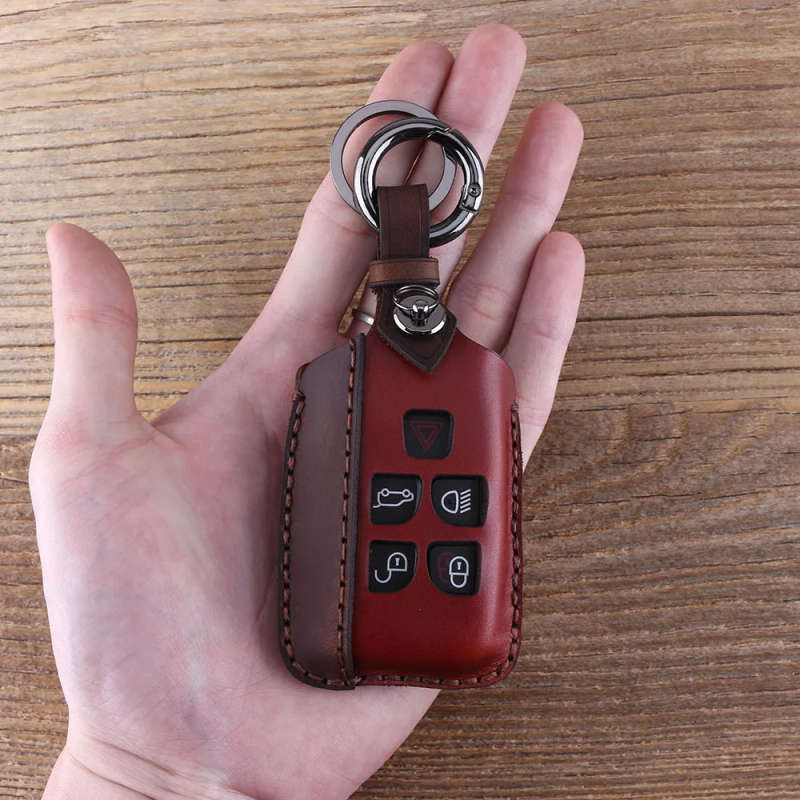 Key Shell Case Keychain Car Key Bag Fob For Land Rover Range Rover Evoque Discovery 4/5 Buttons